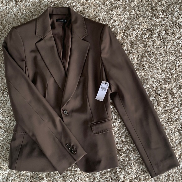 Tahari Brown Women’s Blazer NWT - Picture 1 of 6